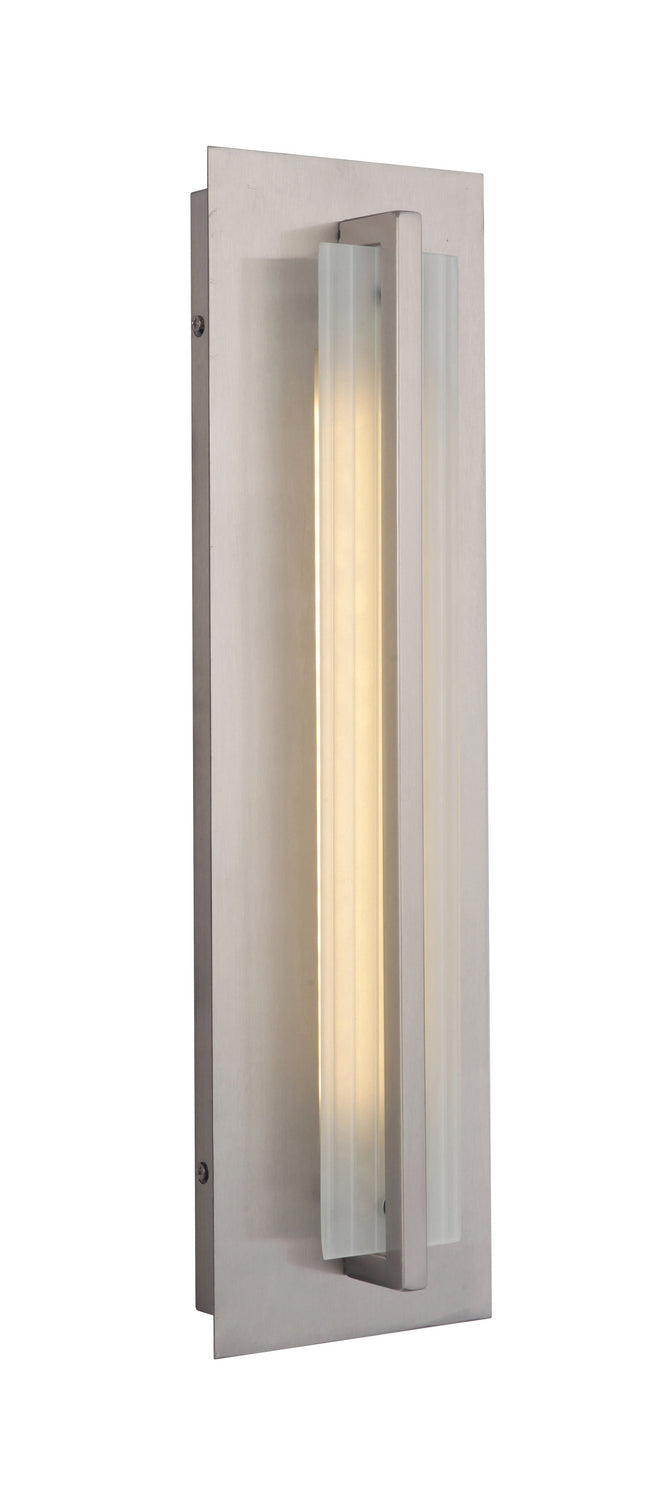 Craftmade Lighting Z3612-SS-LED Allure Led Pocket Sconce Outdoor Pewter, Nickel, Silver