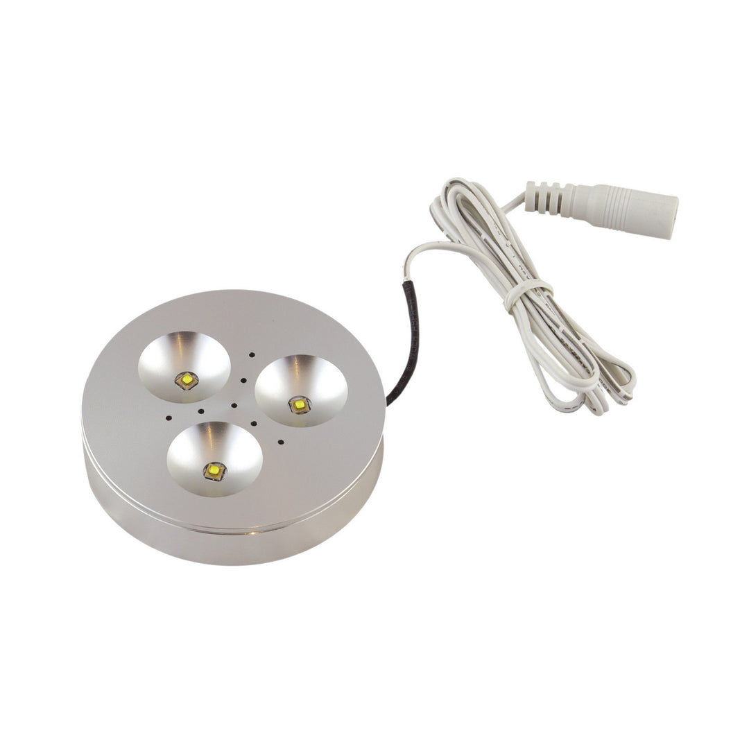 Diode Led Lighting DI-0333-SW Triant Led Puck Light Decor White