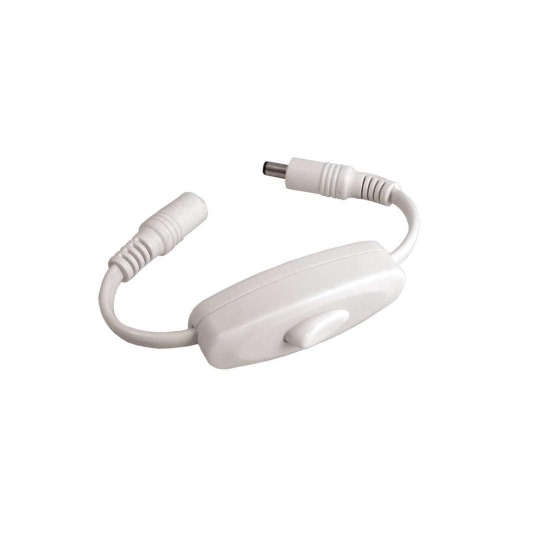 Diode Led Lighting DI-0714  Inline On/Off Led Switch Decor White