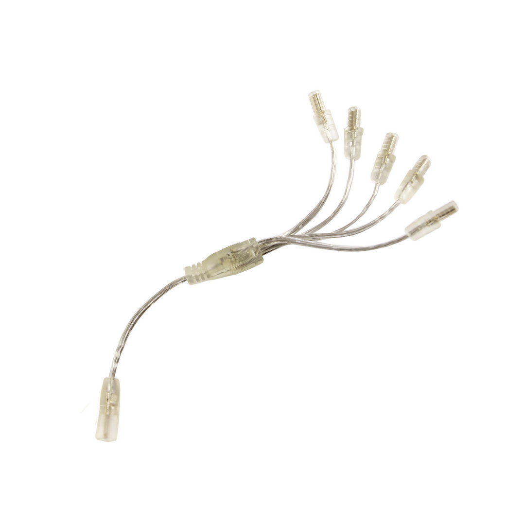 Diode Led Lighting DI-0806  Led Splitter Plug - 5-Way Decor White