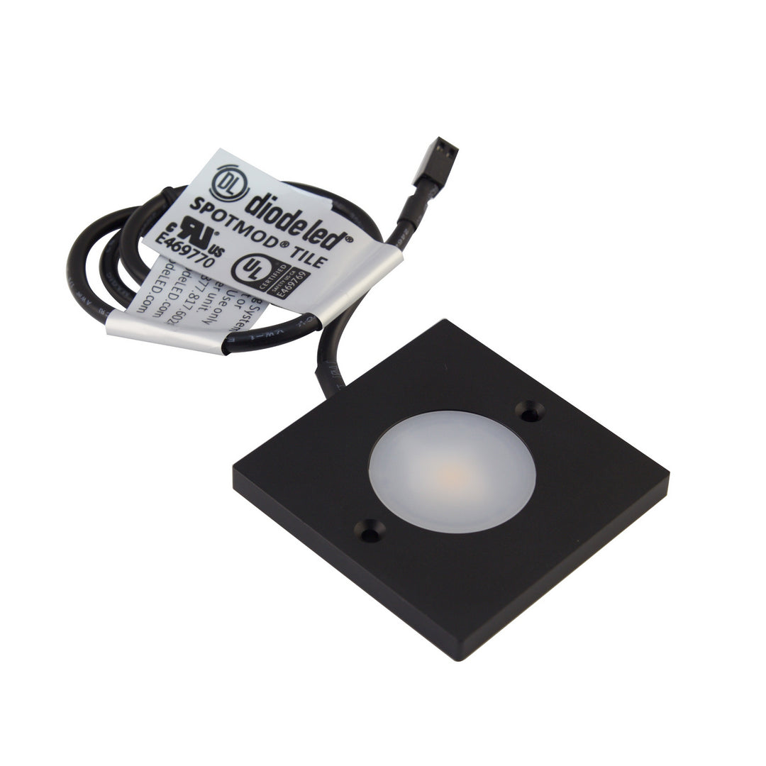 Diode Led Lighting DI-12V-SPOT-TL40-90-BL Spotmod Tile Led Fixture Decor Black