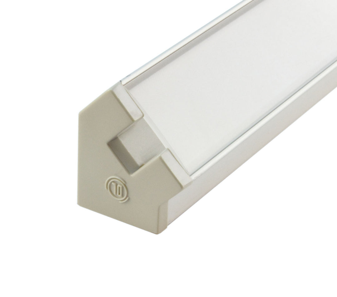 Diode Led Lighting DI-CPCHA-4548 Chromapath Builder Channel Decor Pewter, Nickel, Silver