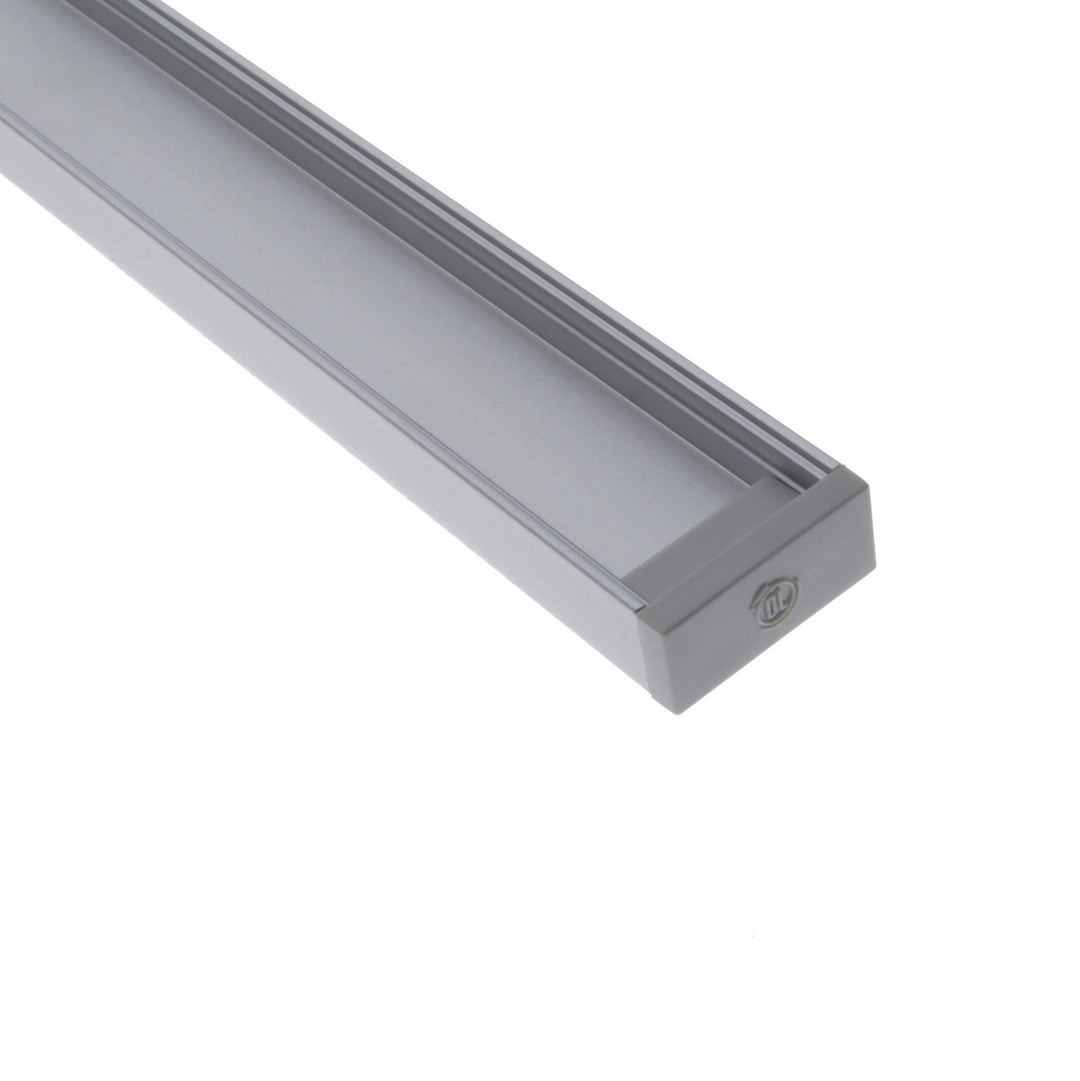 Diode Led Lighting DI-CPCHA-SL48-10 Chromapath Builder Channel Decor Pewter, Nickel, Silver