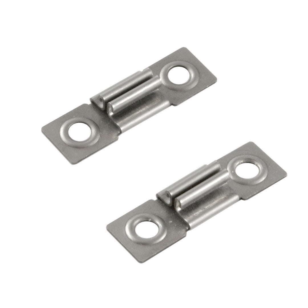 Diode Led Lighting DI-CPMC2-SCR4  Channel Mounting Clips - 2 Clips Decor Pewter, Nickel, Silver