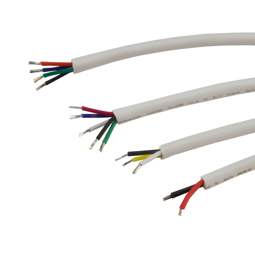 Diode Led Lighting DI-PVC2464-204MCW-250  Multi-Conductor Pvc Jacketed Wire Decor White
