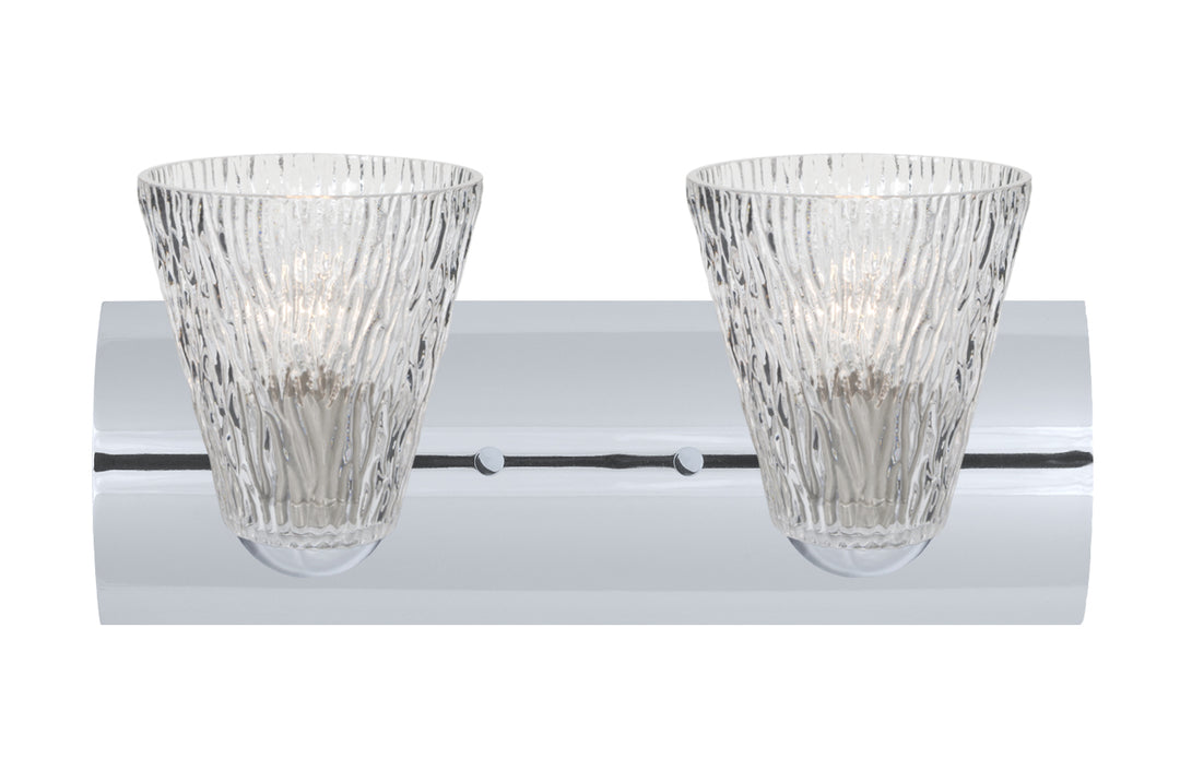 Besa Nico 2WZ-NICO5CL-LED-CR Bath Vanity Light 15 in. wide - Chrome