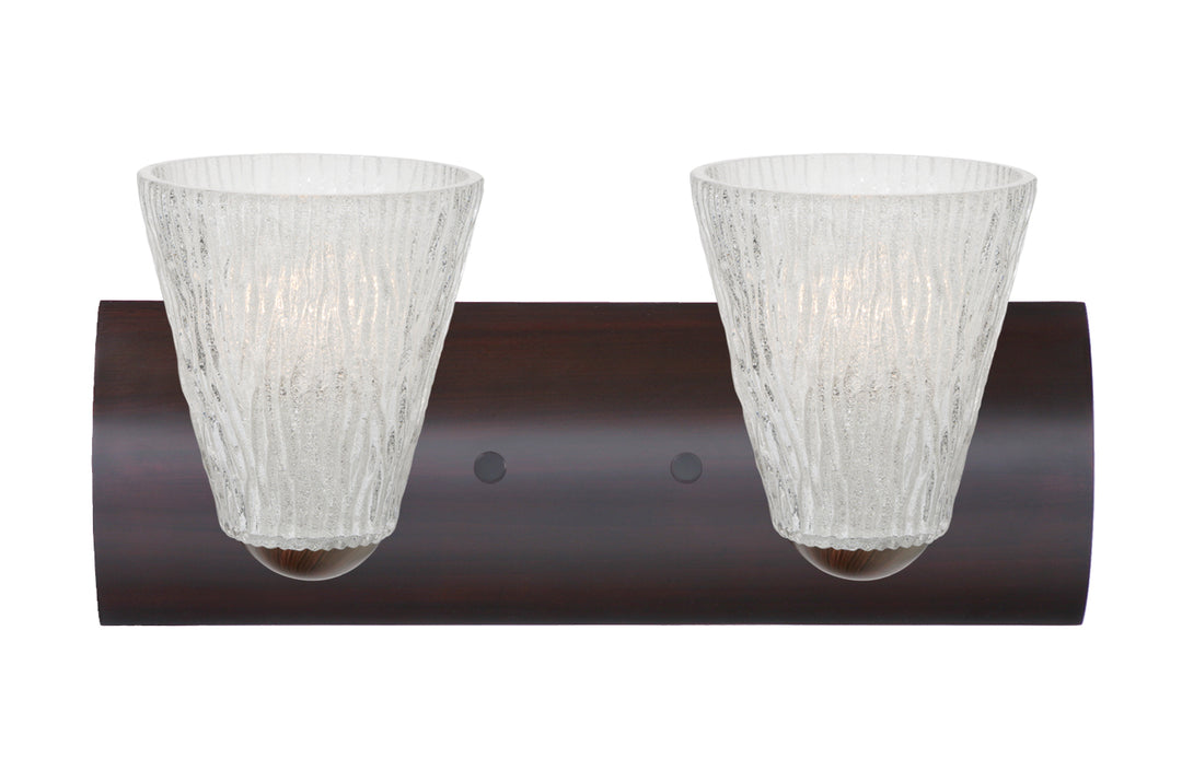 Besa Nico 2WZ-NICO5GL-LED-BR Bath Vanity Light 15 in. wide - Bronze