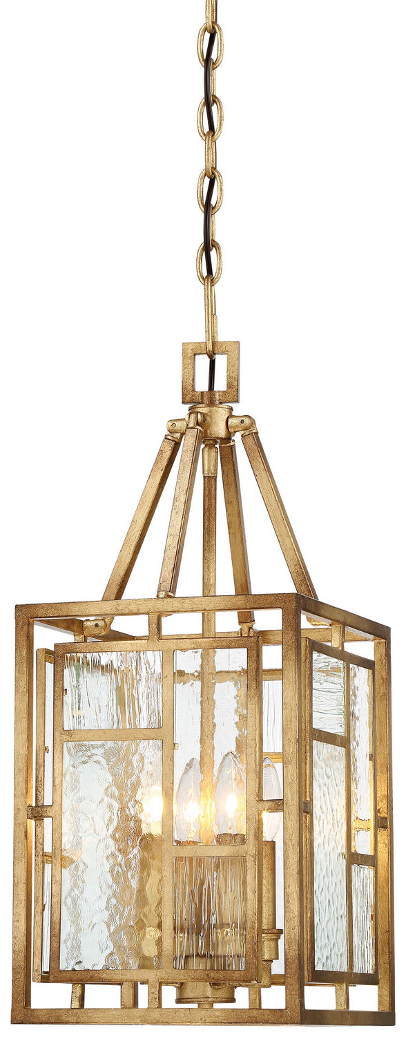 Metropolitan Edgemont Park N6473-293 Pendant Light - Pandora Gold Leaf