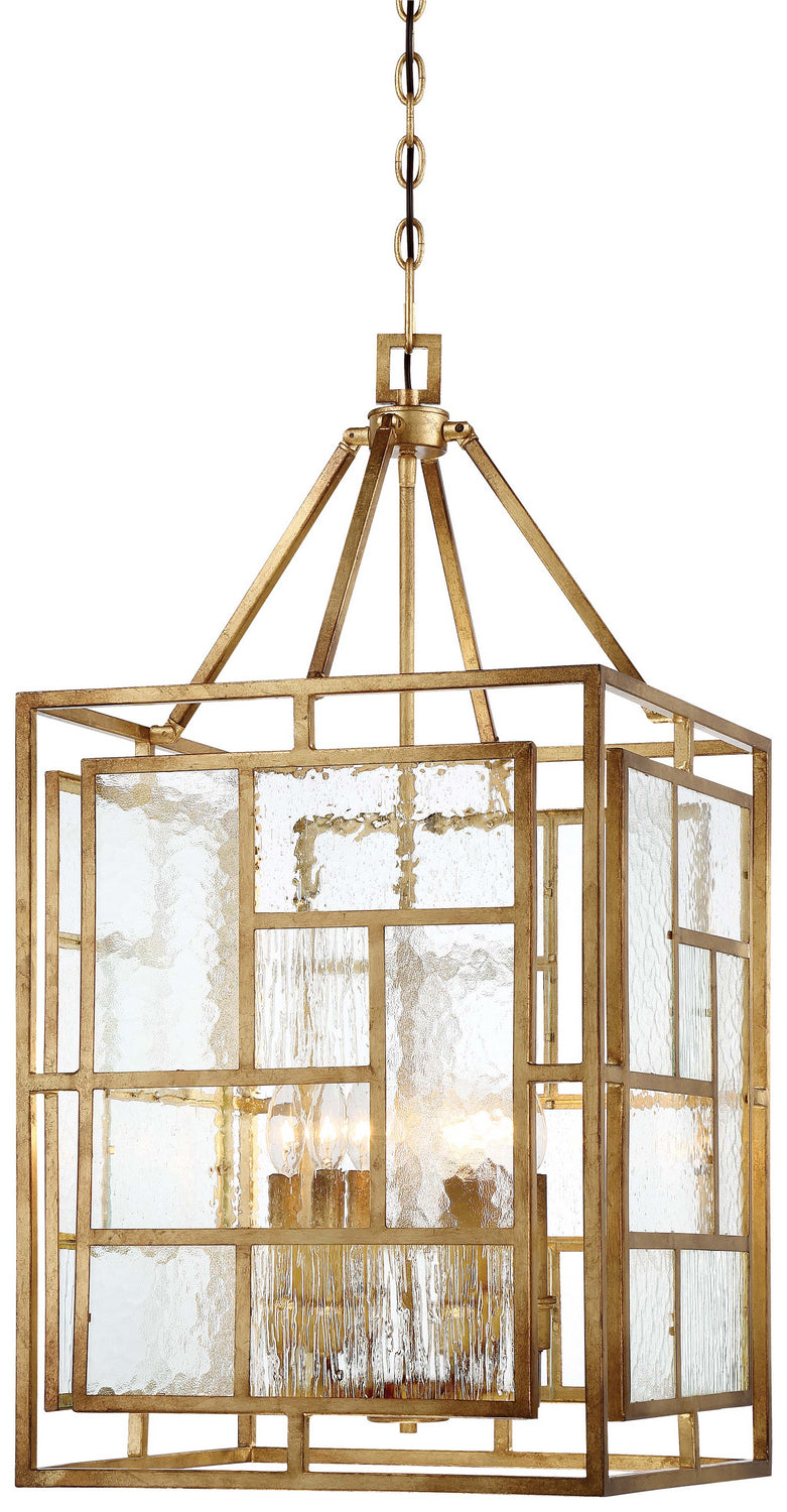 Metropolitan Edgemont Park N6476-293 Pendant Light - Pandora Gold Leaf