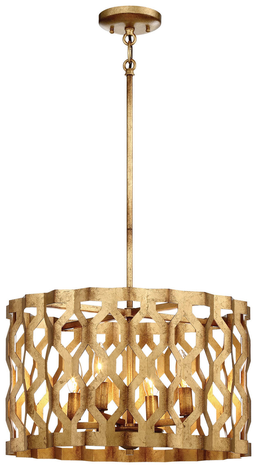 Metropolitan Coronade N6773-293 Pendant Light - Pandora Gold Leaf