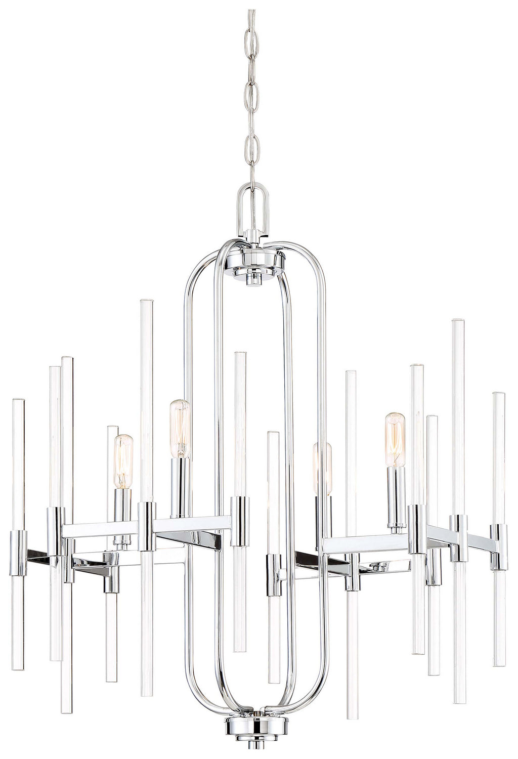 Minka-Lavery Pillar 3094-77 Chandelier Light - Chrome