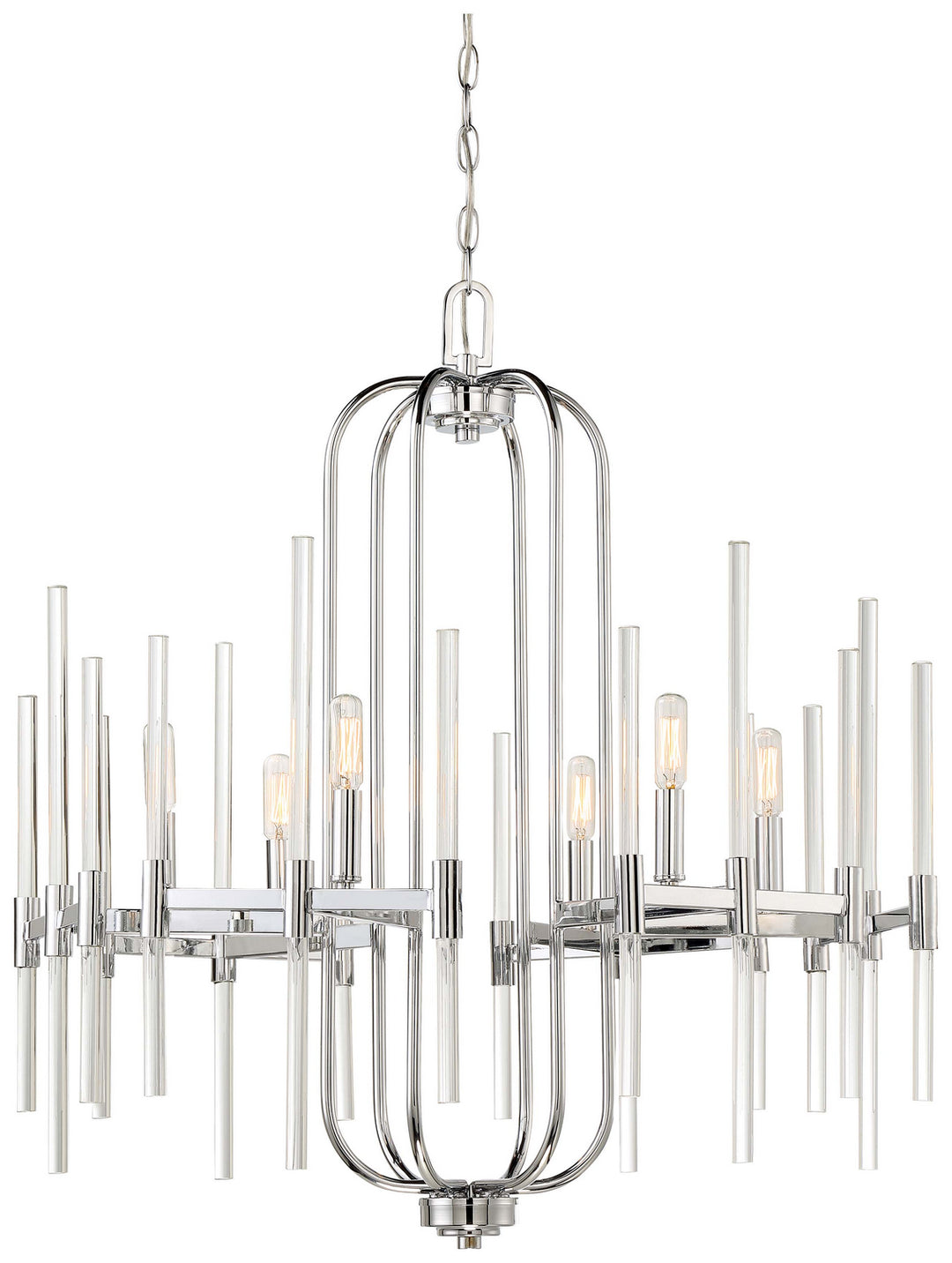 Minka-Lavery Pillar 3097-77 Chandelier Light - Chrome