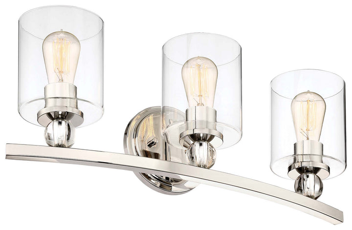 Minka-Lavery Studio 5 3073-613 Bath Vanity Light 24 in. wide - Polished Nickel