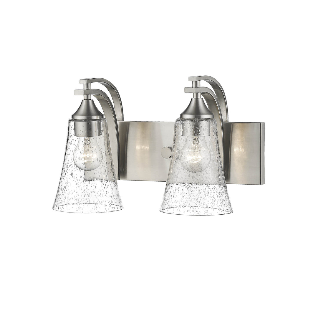 Millennium Natalie 1492-SN Bath Vanity Light 15 in. wide - Satin Nickel