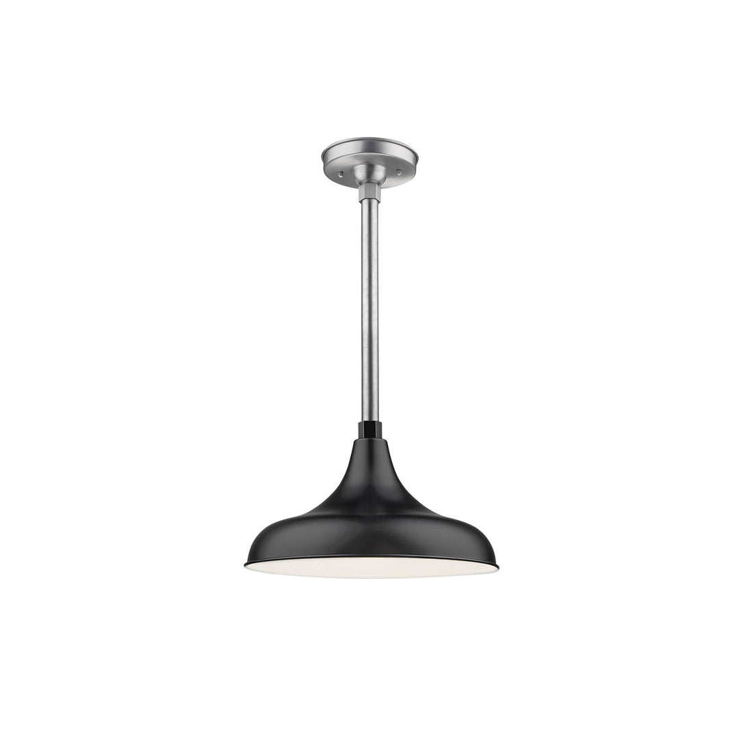 Millennium Lighting RMWHS14-SB R Series One Light Pendant Lamp Shade Black