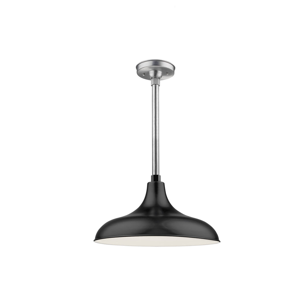 Millennium Lighting RMWHS17-SB R Series One Light Pendant Lamp Shade Black