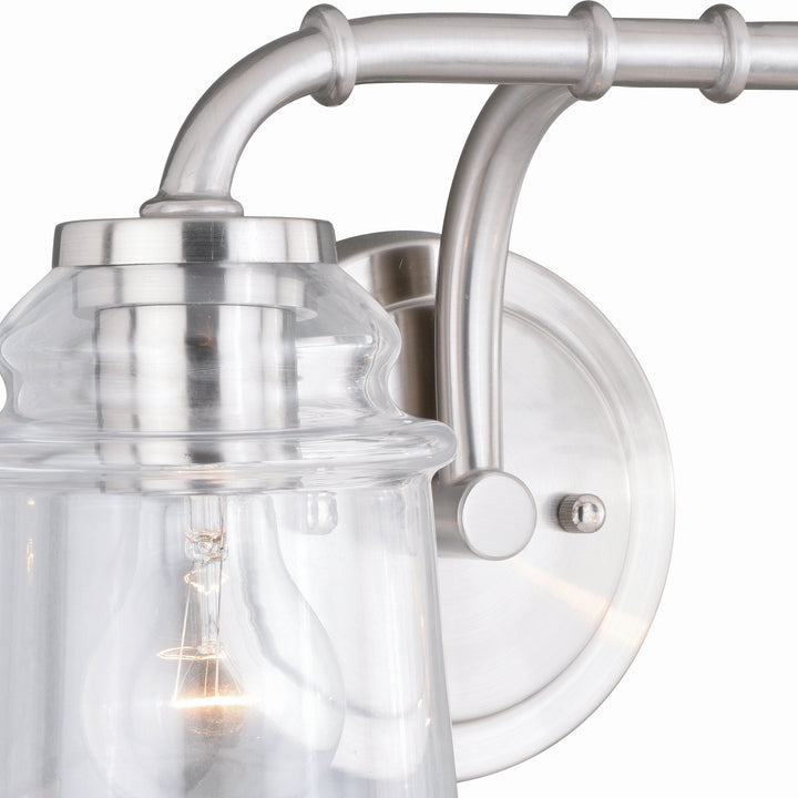 Vaxcel Toledo W0240 Bath Vanity Light 15 in. wide - Satin Nickel