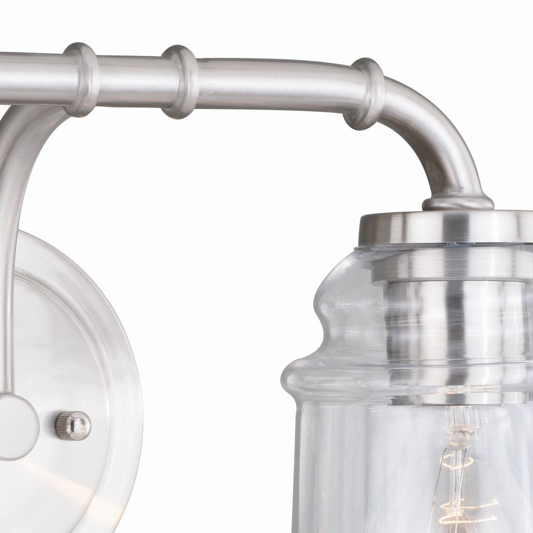 Vaxcel Toledo W0240 Bath Vanity Light 15 in. wide - Satin Nickel