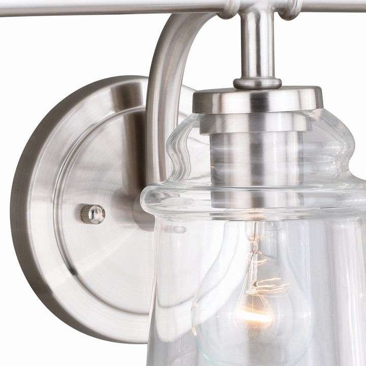Vaxcel Toledo W0241 Bath Vanity Light 22 in. wide - Satin Nickel