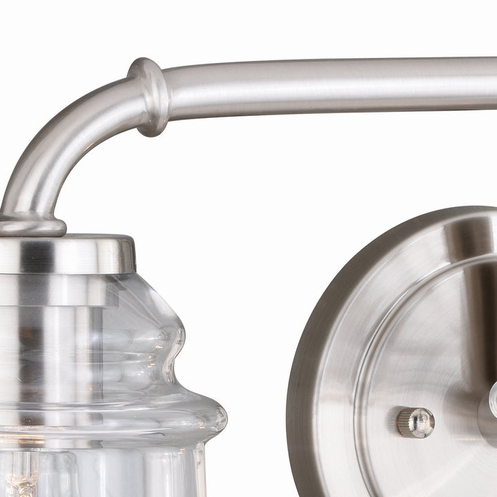 Vaxcel Toledo W0241 Bath Vanity Light 22 in. wide - Satin Nickel