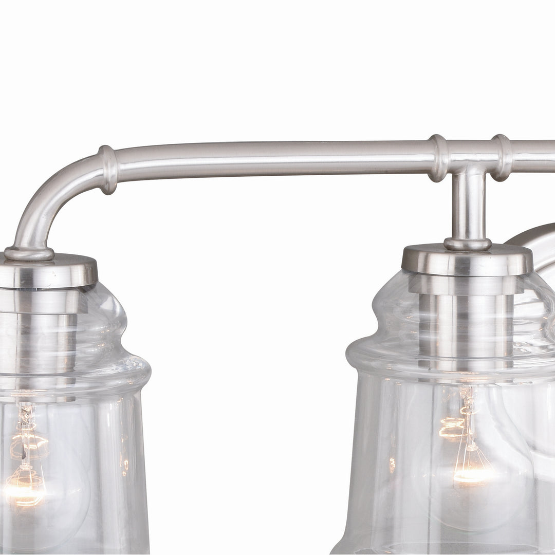 Vaxcel Toledo W0242 Bath Vanity Light 31 in. wide - Satin Nickel