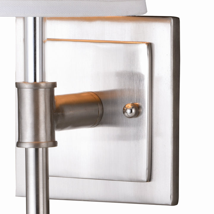 Vaxcel Ritz W0247 Wall Light - Satin Nickel