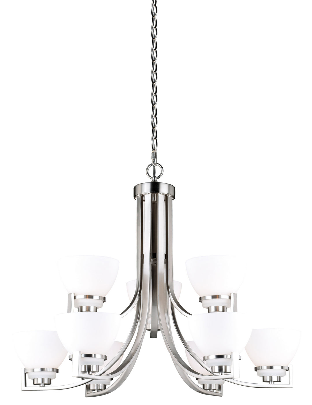 Vaxcel Metropolis H0175 Chandelier Light - Satin Nickel