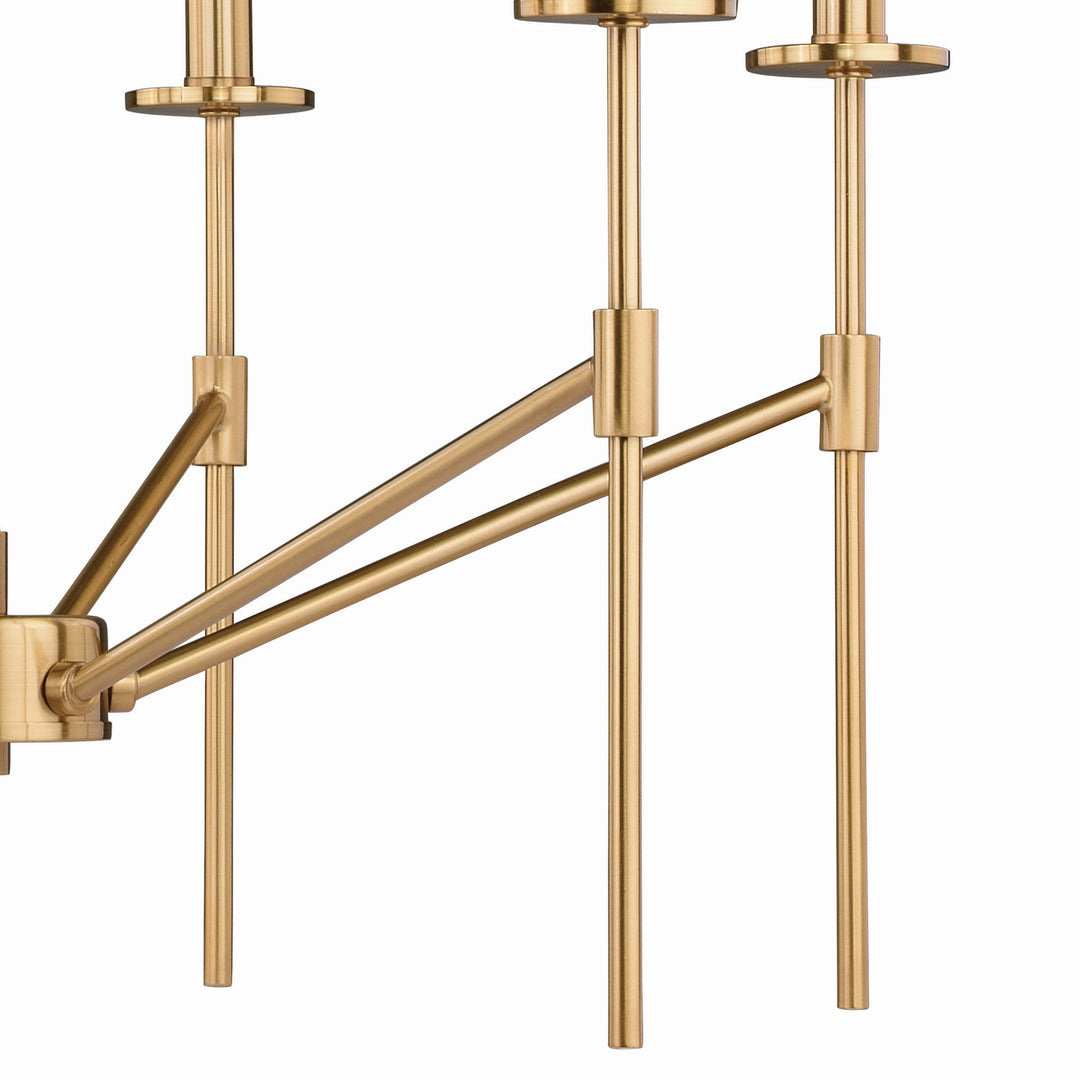 Vaxcel Kedzie H0178 Chandelier Light - Natural Brass