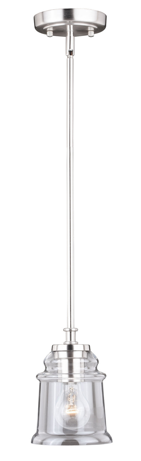 Vaxcel Toledo P0210 Pendant Light - Satin Nickel