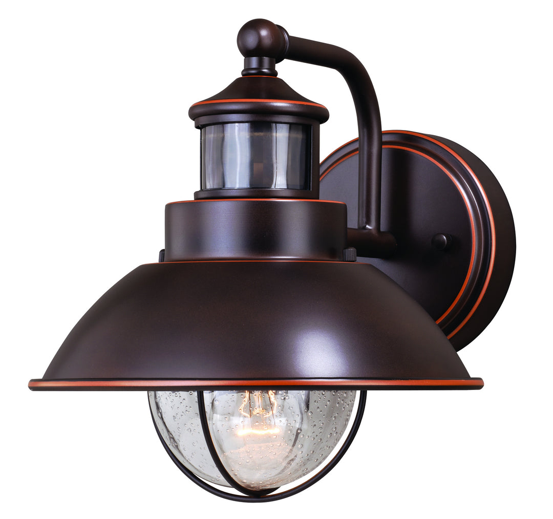 Vaxcel Lighting T0252 Harwich One Light Motion Sensor Outdoor Wall Light Outdoor Bronze / Dark