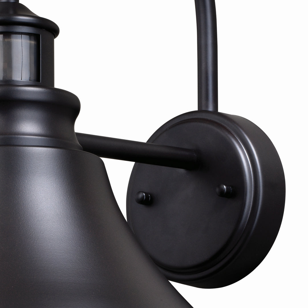 Vaxcel Lighting T0258 Delano One Light Motion Sensor Outdoor Wall Light Outdoor Bronze / Dark