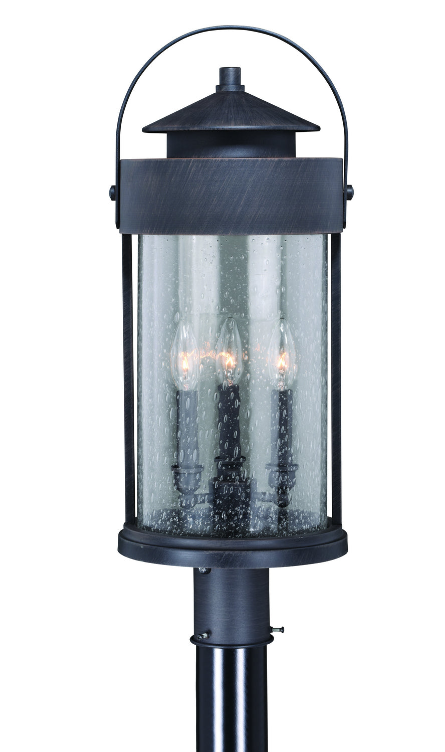 Vaxcel Lighting T0289 Cumberland Three Light Outdoor Post Mount Outdoor Bronze / Dark