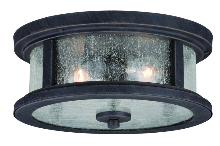 Vaxcel Lighting T0290 Cumberland Two Light Outdoor Flush Mount Outdoor Bronze / Dark