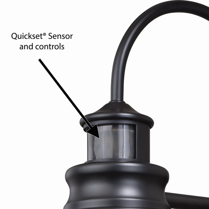 Vaxcel Lighting T0291 Delano One Light Motion Sensor Outdoor Wall Light Outdoor Bronze / Dark