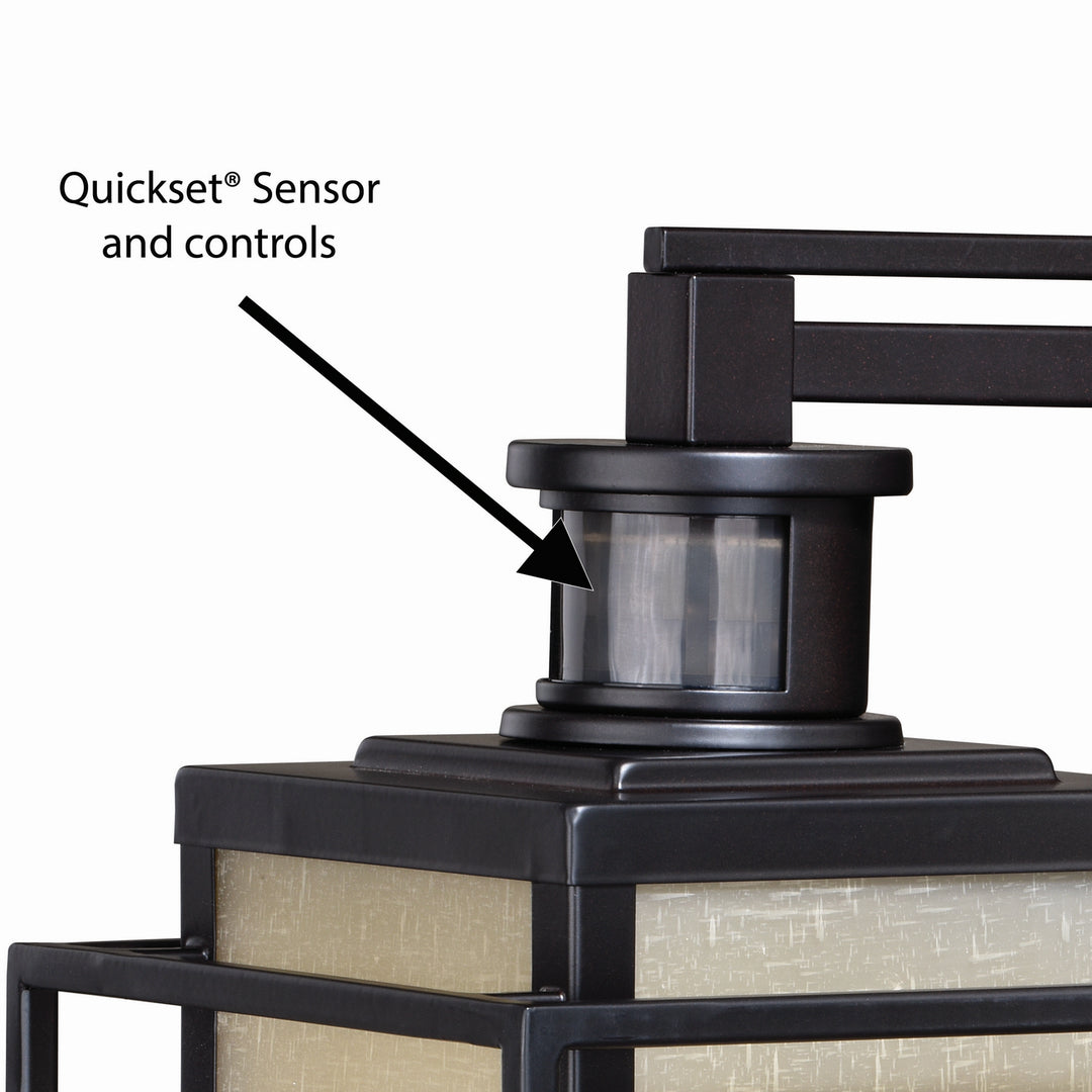 Vaxcel Lighting T0296 Hyde Park One Light Motion Sensor Outdoor Wall Light Outdoor Bronze / Dark