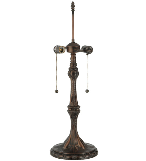 Meyda Tiffany Lighting 79790 Gypsy Two Light Table Base Utility Light Bronze / Dark