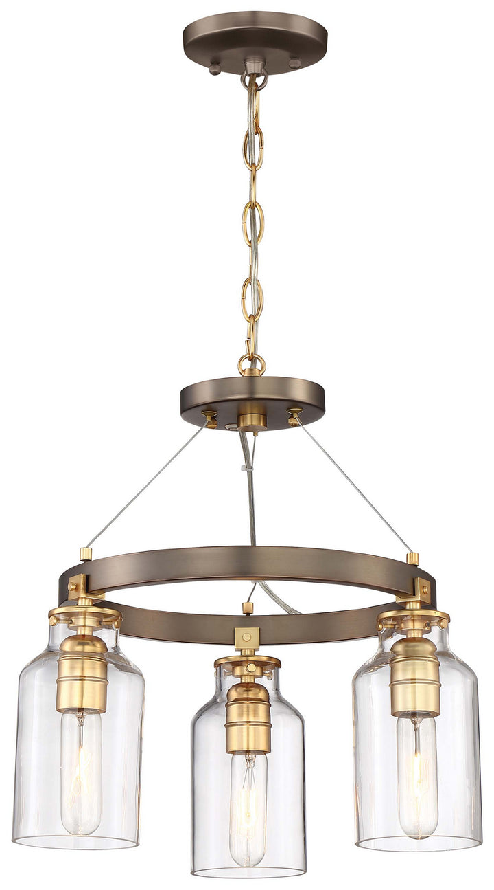 Minka-Lavery Morrow 4553-588 Ceiling Light - Harvard Court Bronze W/Gold Hi