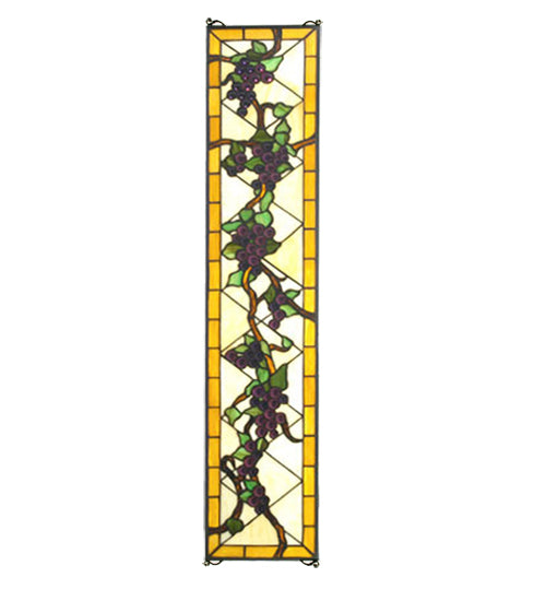 Meyda Tiffany Lighting 79792 Jeweled Grape Window Mirror Bronze / Dark