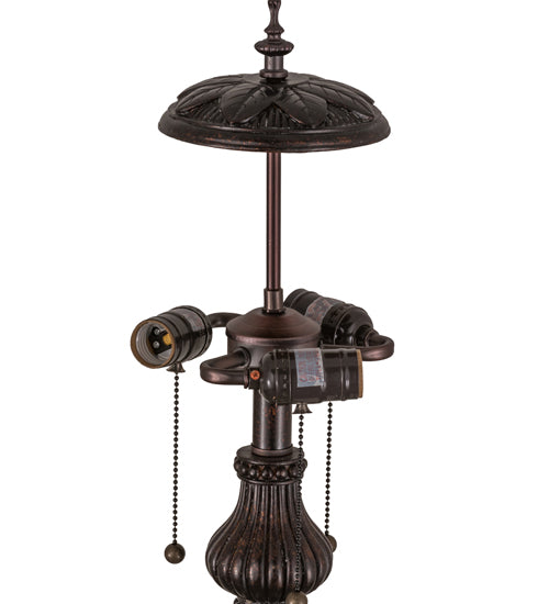 Meyda Tiffany Lighting 79813 Elan Three Light Floor Base Utility Light Bronze / Dark