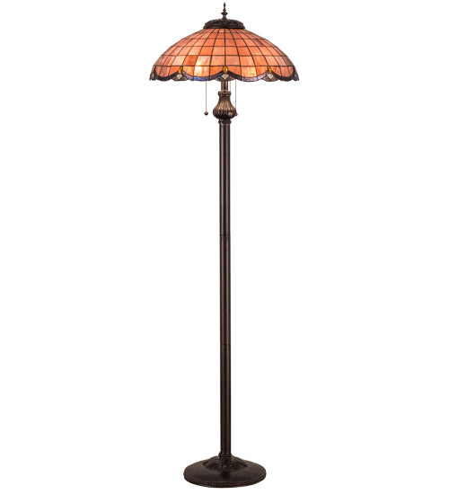 Meyda Tiffany Lighting 79814 Elan Floor Lamp Lamp Bronze / Dark