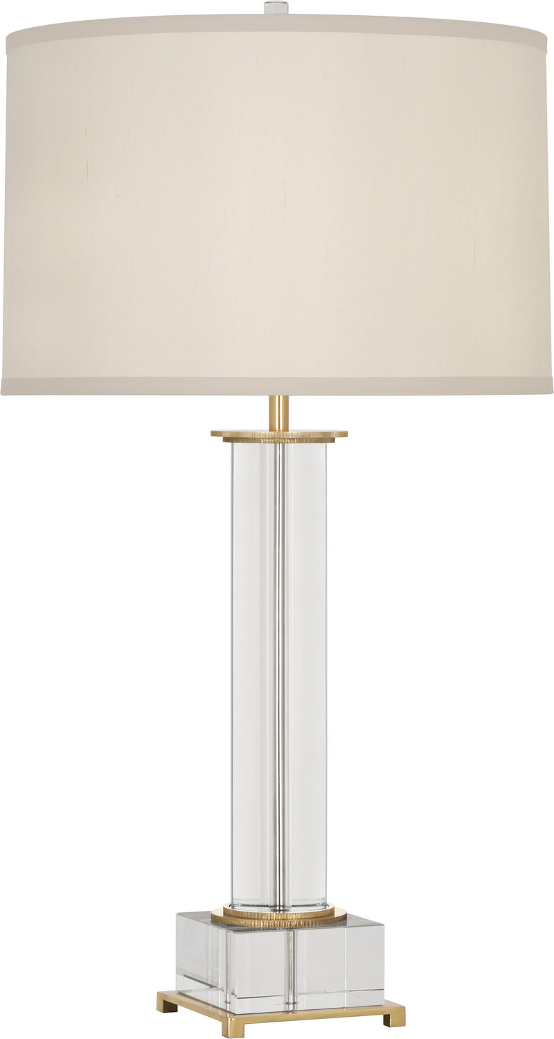 Robert Abbey Lighting 359 Williamsburg Finnie Lamp Modern Brass W/Clear Lead Crystal