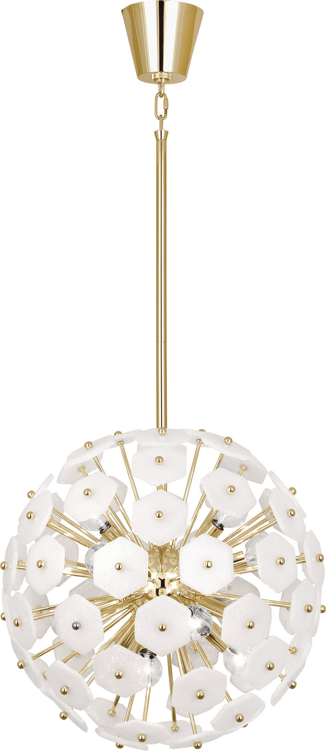 Robert Abbey Jonathan Adler Vienna 888 Chandelier Light - Modern Brass