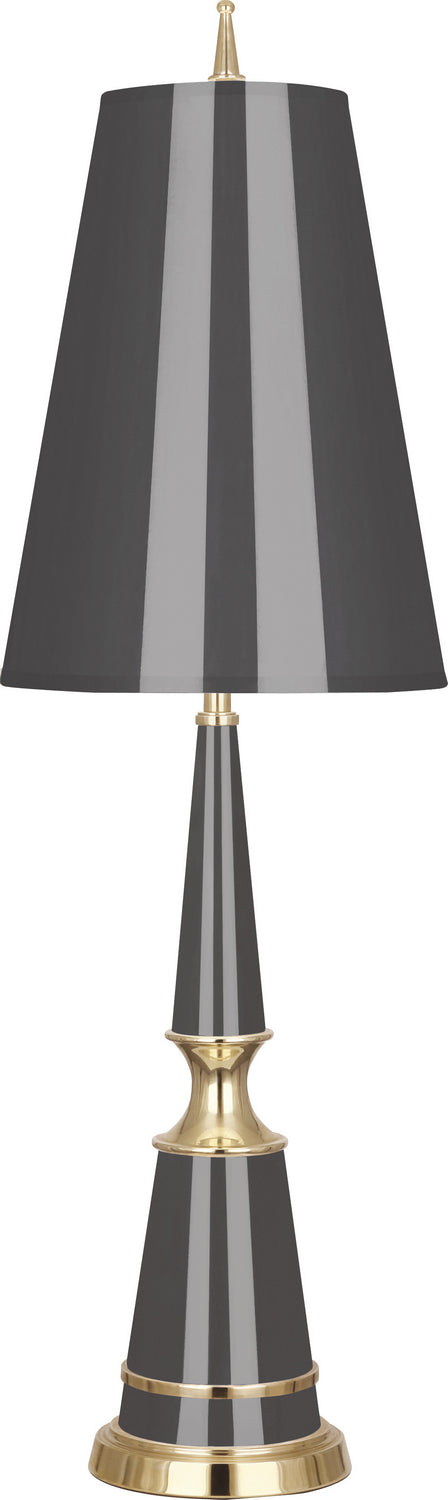 Robert Abbey Lighting A901 Jonathan Adler Versailles Lamp Ash Lacquered Paint W/Modern Brass