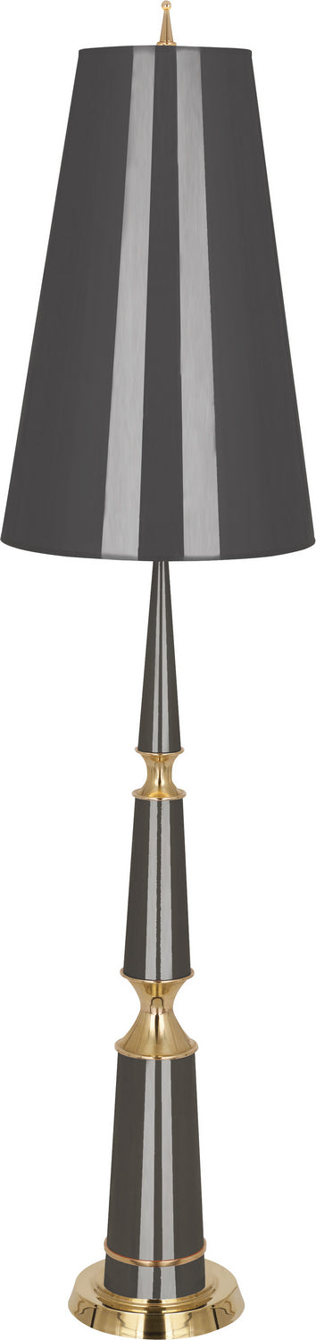 Robert Abbey Lighting A902 Jonathan Adler Versailles Lamp Ash Lacquered Paint W/Modern Brass