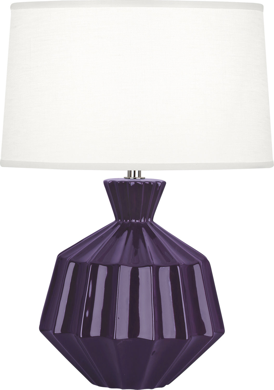 Robert Abbey Lighting AM989 Orion Lamp Amethyst Glazed