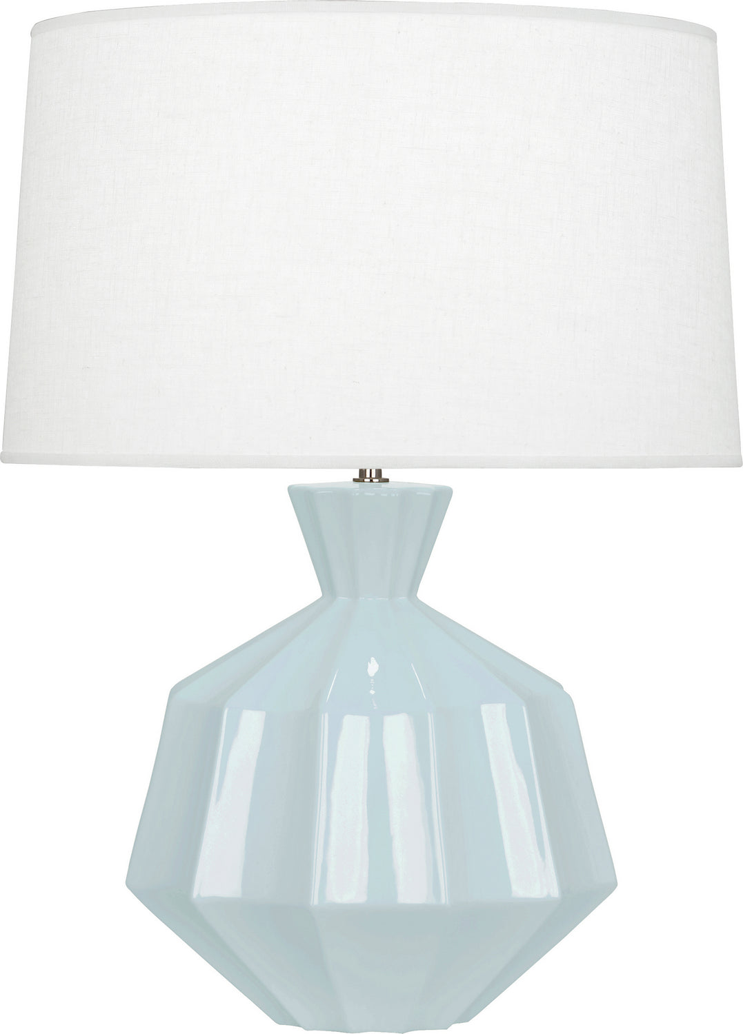 Robert Abbey Lighting BB999 Orion Lamp Baby Blue Glazed