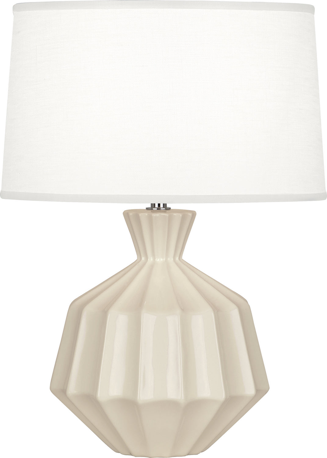 Robert Abbey Lighting BN989 Orion Lamp Bone Glazed