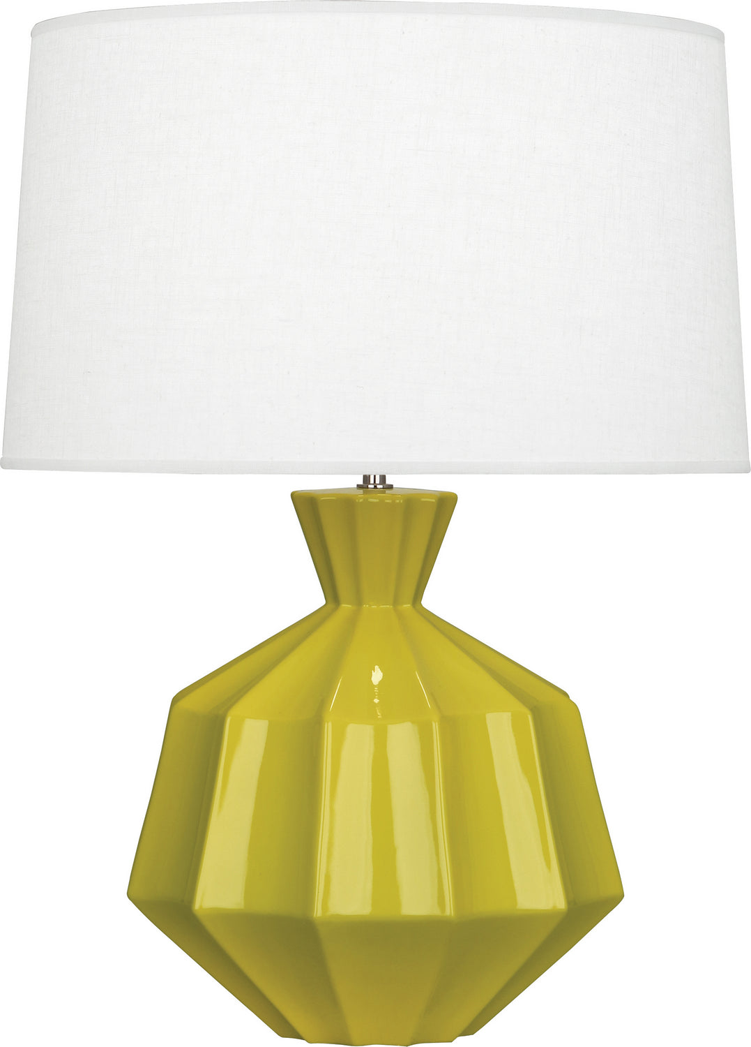Robert Abbey Lighting CI999 Orion Lamp Citron Glazed