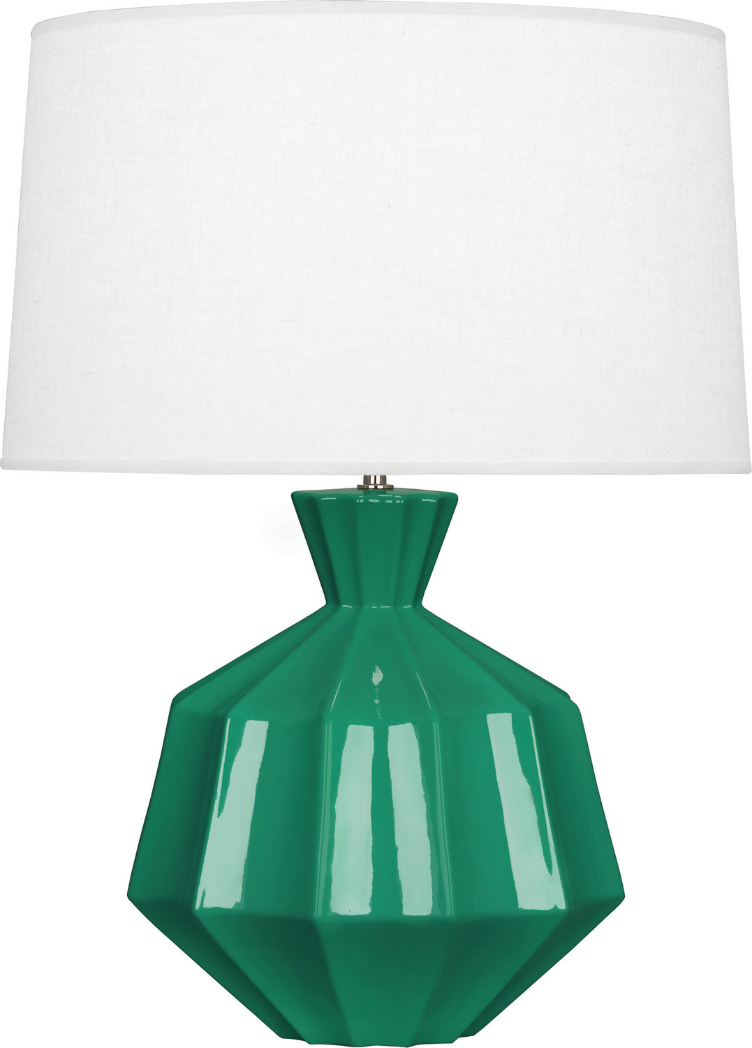 Robert Abbey Lighting EG999 Orion Lamp Emerald Green Glazed