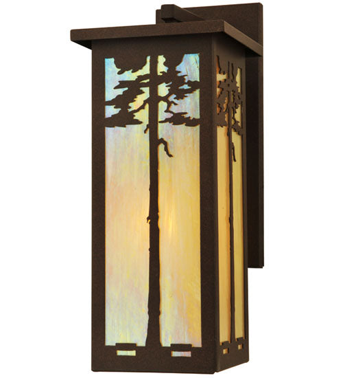 Meyda Tiffany Lighting 79918 Tamarack One Light Wall Sconce Outdoor Bronze / Dark